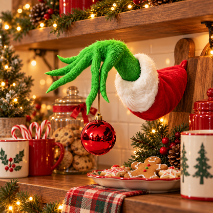 💚👹Green Monster Hand – Fun Character-Inspired Decorative Hand** ✨