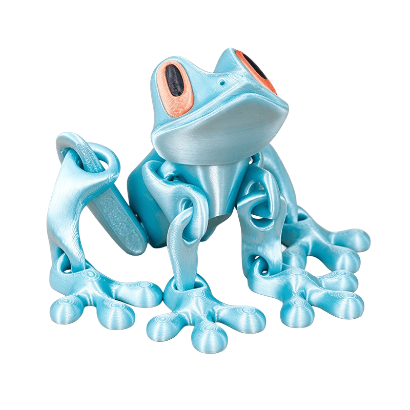 🐸✨ 3D Printed Magnetic Frog – Colorful Fridge Magnet & Whimsical Desk Decor