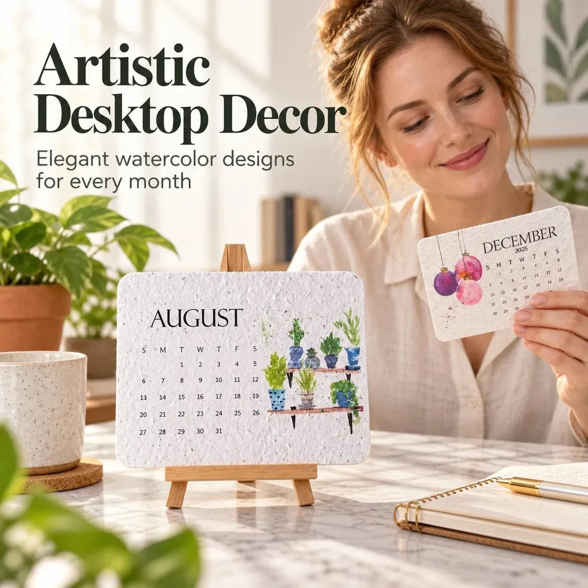 ✨⏳ Last Day Promotion🌱Eco-Friendly Plantable ''Timeless'' Seed Calendar 2027