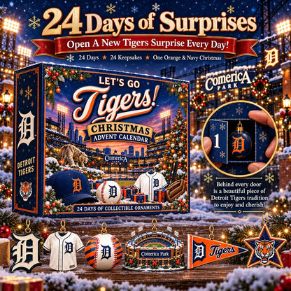 🎄 Let’s Go Tigers! Baseball Christmas Advent Calendar