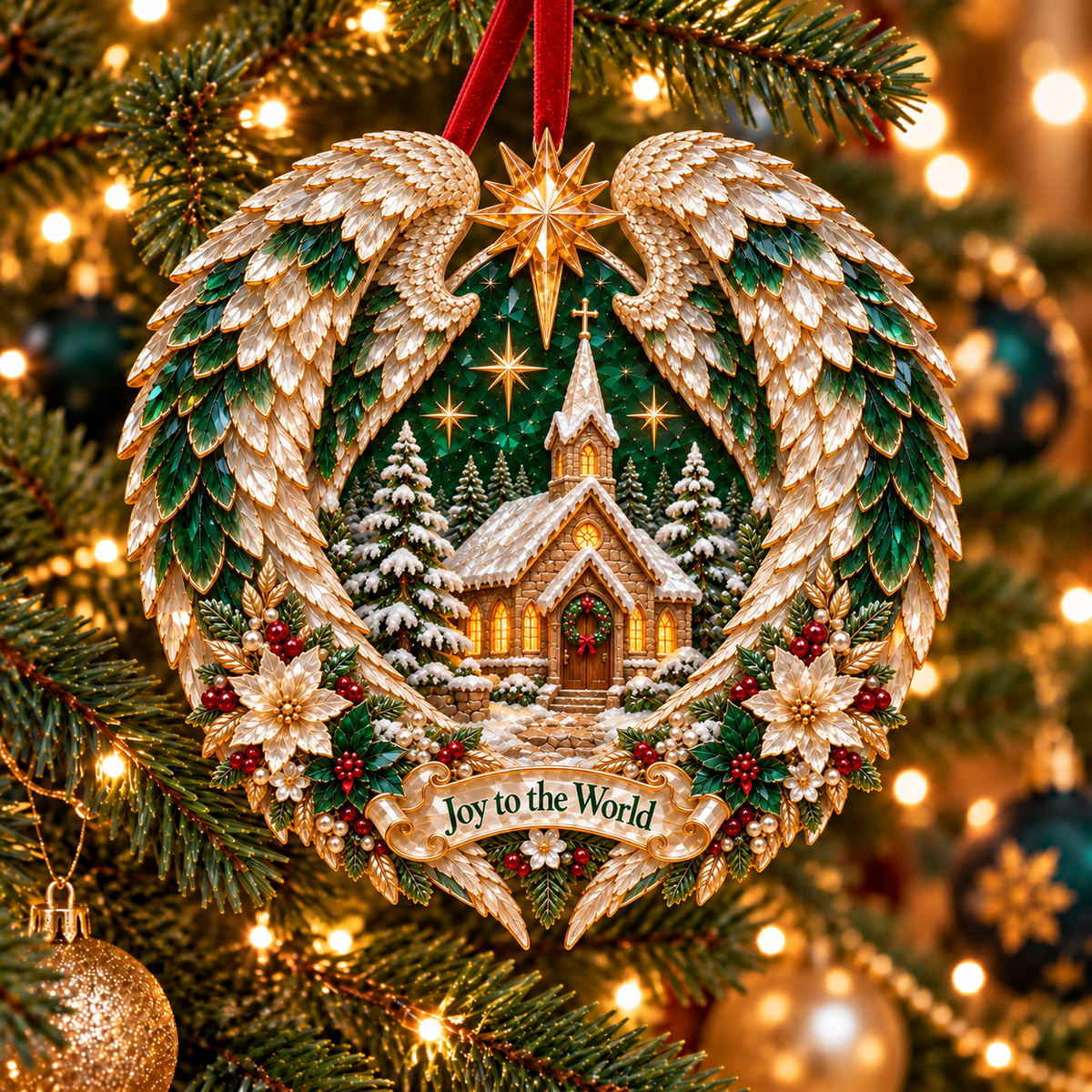 Wings of Faith – Christian Christmas Ornaments in 6 Inspirational Designs