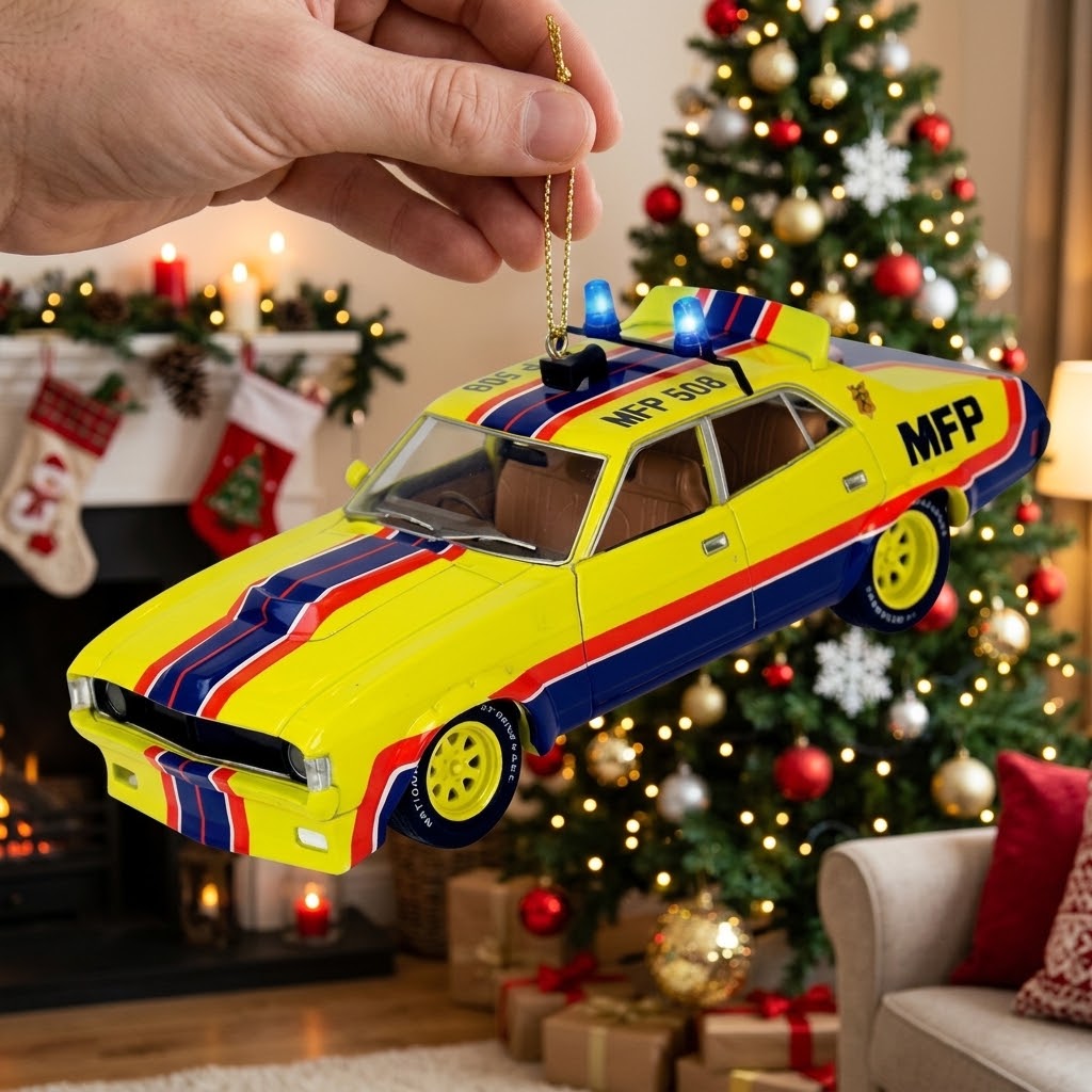 Mad Max MFP Interceptor Christmas Ornament
