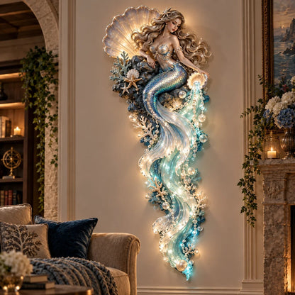 🌊✨ Enchanted Ocean Legends – Illuminated Ocean Wall Art Collection