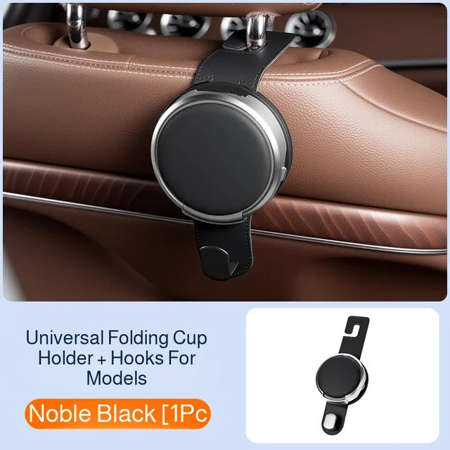 🚗📱 Foldable 2-in-1 Car Cup Holder & Phone Stand – Clip-On Vehicle Organizer ✨