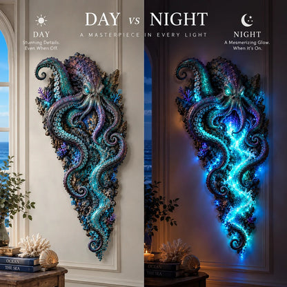 🌊✨ Enchanted Ocean Legends – Illuminated Ocean Wall Art Collection