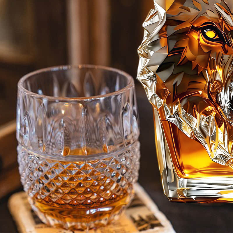 Hobelis Gallant Wolf Whiskey Bottle