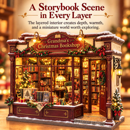 🎄 Build Your Own Grandma’s Christmas Bookshop Nook ✨