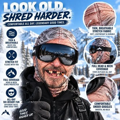 🌟✨ Last Day 45% OFF-😂 Funny Old Man Ski Mask