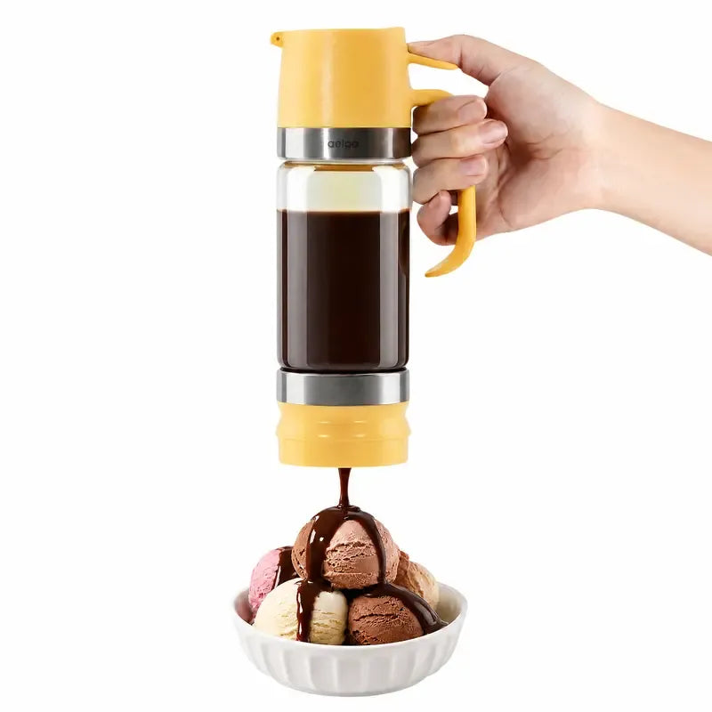 🍯🔥 HOT SALE | No-Drip Glass Honey Dispenser with Base