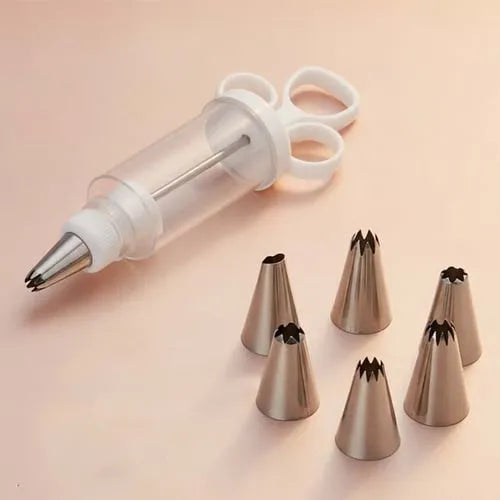 🧁 Frosting Piping Tip Set – Easy Cake & Cupcake Decorating ✨