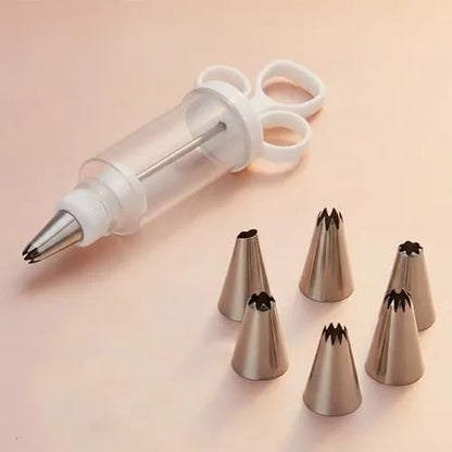🧁 Frosting Piping Tip Set – Easy Cake & Cupcake Decorating ✨