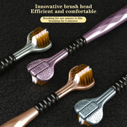 🔥Three head toothbrush