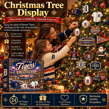 🎄 Let’s Go Tigers! Baseball Christmas Advent Calendar