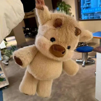 Running Scottish Highland Cow Stuffed Animal