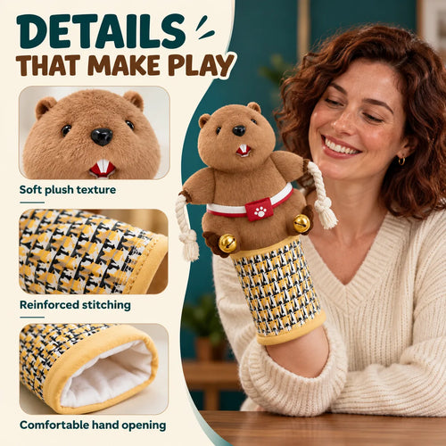 🤼‍♂️ Cat Wrestling Glove Toy [Catnip Pocket Included] - Safe, Interactive Play for Your Feline!