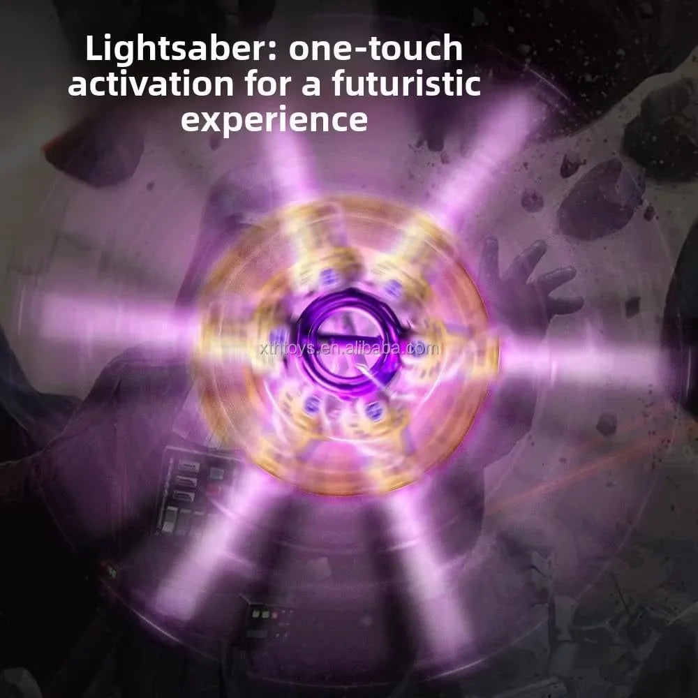 ⚔️🌈 24-Color Retractable LED Light Sword – Spinning Dual-Blade Fun for Cosplay & Parties ✨