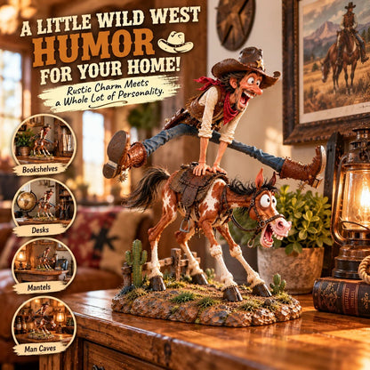 🤠Hold My Hat! – Fun Wild West Figurine🐴(📦Buy 2 Free Shipping)