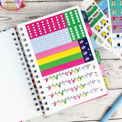 📅✨ 2027–2028 Life Planner – 24-Month Weekly & Monthly Organizer with Stickers & Bill Trackers