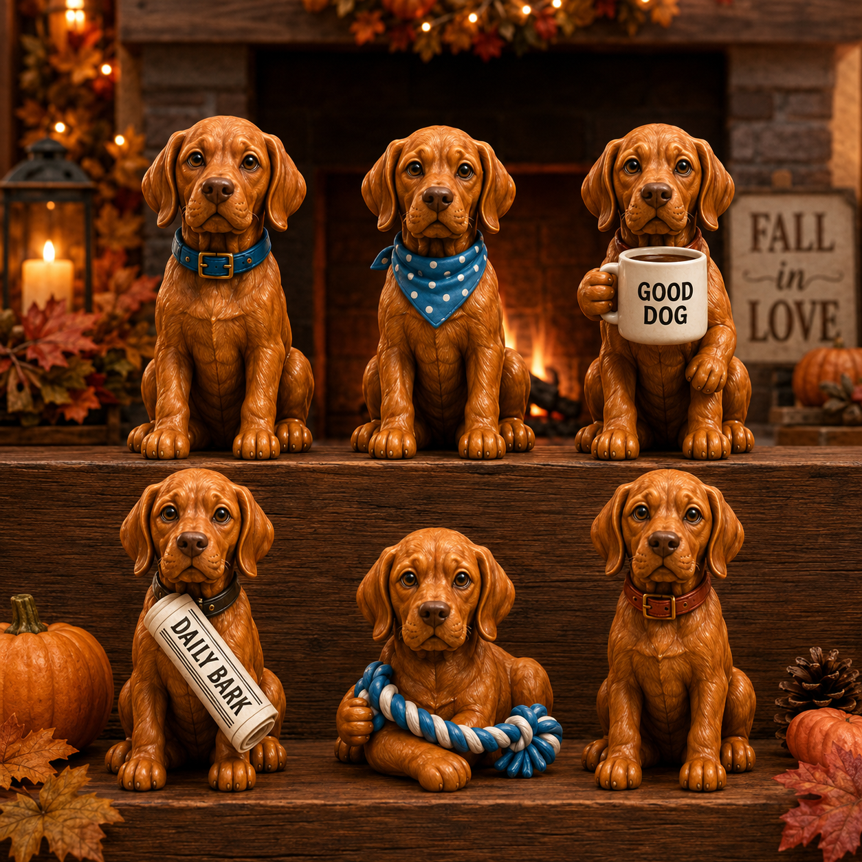 Everyday Vizsla Advent Calendar 2026 – 24 Days of Adorable Vizsla Miniatures, Daily Dog Moments & Perfect Gifts for Vizsla Lovers