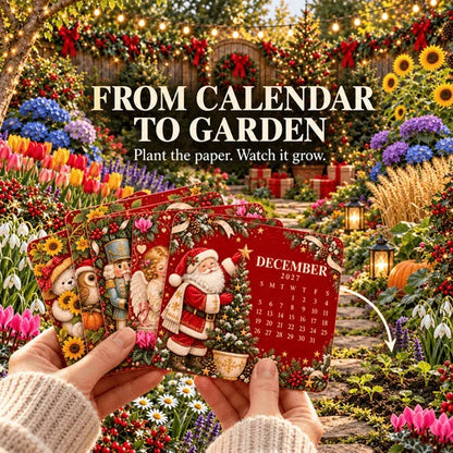 🎄🗓️ Christmas Limited-Edition-49% OFF — 🪴✨ 2027 Eco-Friendly Plantable 'Eternal' Seed Calendar