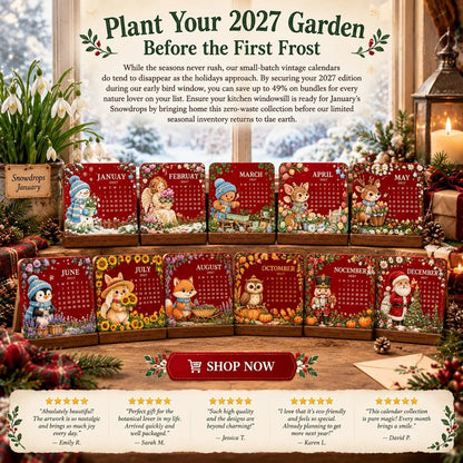 🎄🗓️ Christmas Limited-Edition-49% OFF — 🪴✨ 2027 Eco-Friendly Plantable 'Eternal' Seed Calendar