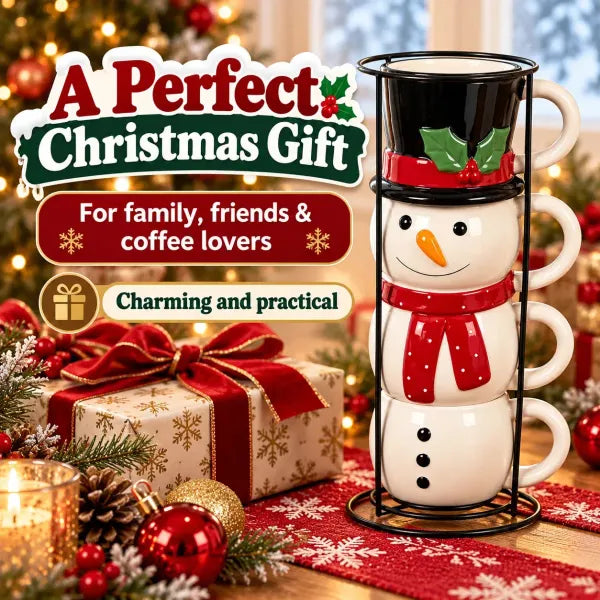 ☃️🎄 Snowman Stacking Cups — Create A Cozy Winter Moment With Every Sip! $ 45.30   $ 89.27 save 49%