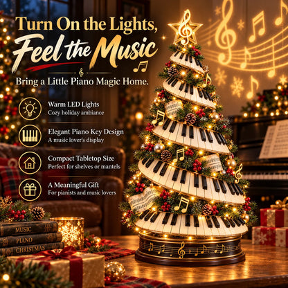 🎹 The Pianist’s Lighted Christmas Tree