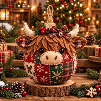 🎄 Easy DIY Patchwork Christmas Ornaments – 8 Adorable Holiday Characters ✨