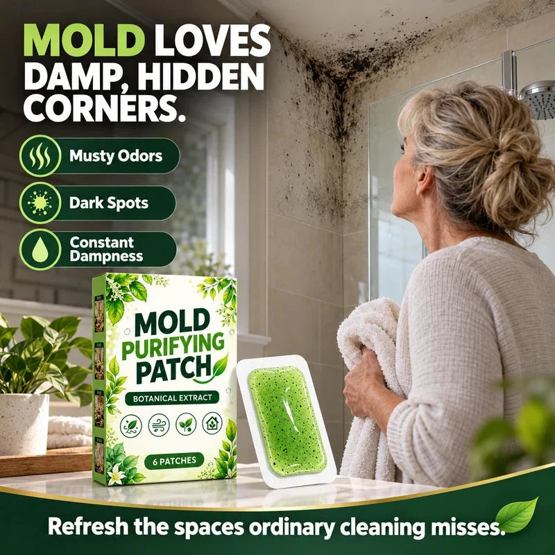 Mildew Care Made Simple — Peel & Stick Gel Pads for Damp Corners
