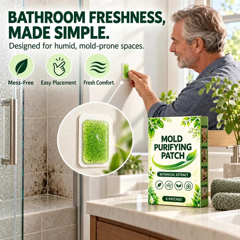 Mildew Care Made Simple — Peel & Stick Gel Pads for Damp Corners