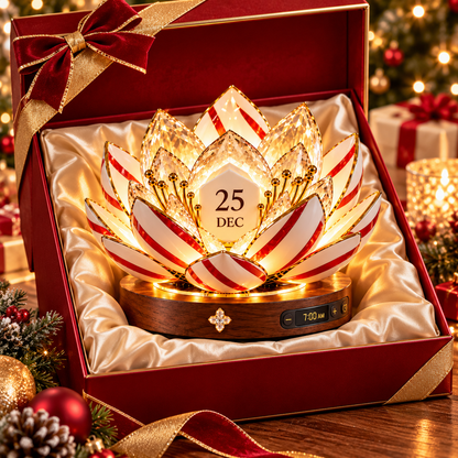 🎁 Automatic Blooming Perpetual Calendar – Crystal-Style Flower Night Light & Home Decor