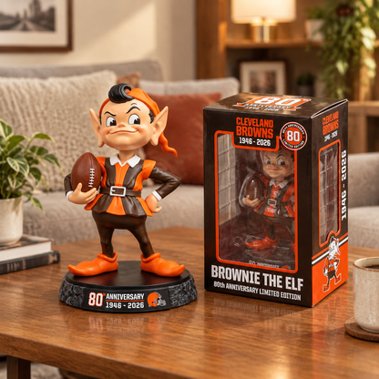 Browns Brownie the Elf 80th Anniversary Figurine