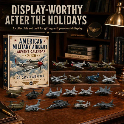 ✈️🇺🇸 2026 Military Aircraft Advent Calendar – 24 Days of Aviation Collectibles 🎄