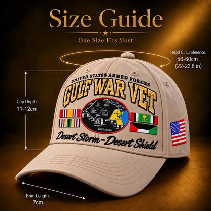 🏆 Last Day 49% OFF! - 🏜️Gulf War Veteran Tribute Cap