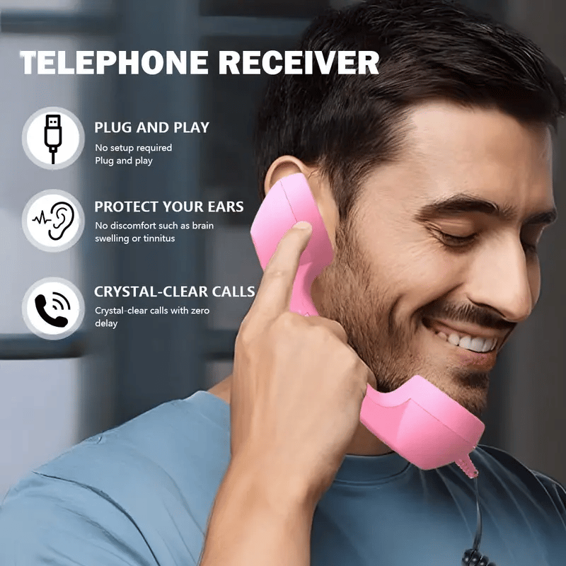 📞 Vintage Retro Telephone Handset ✨ A Unique Gift with Timeless Charm 🎄 Perfect for Retro Lovers & Special Occasions!