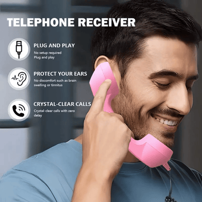 📞 Vintage Retro Telephone Handset ✨ A Unique Gift with Timeless Charm 🎄 Perfect for Retro Lovers & Special Occasions!