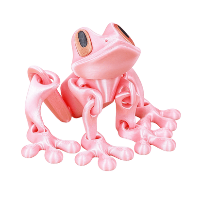 🐸✨ 3D Printed Magnetic Frog – Colorful Fridge Magnet & Whimsical Desk Decor