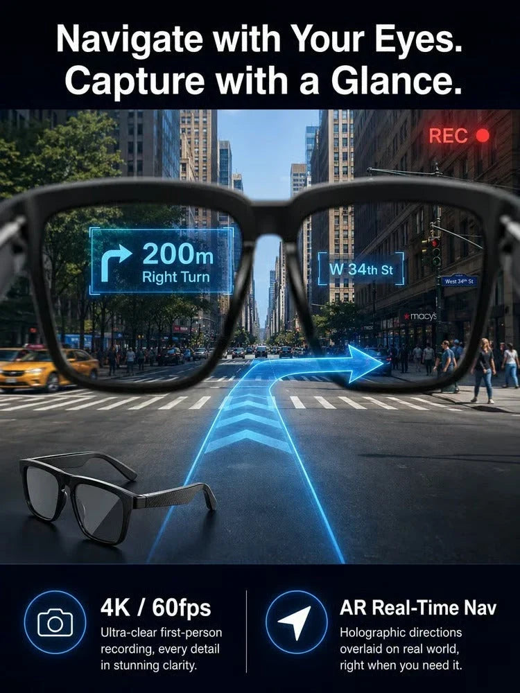 👓 AI-Powered Translation Glasses – Smart Bluetooth Eyewear for Easier Conversations ✨