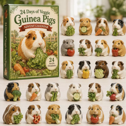 🔥 TODAY ONLY: 50% OFF – 2026 Guinea Pig Christmas Advent Calendar | 24 Days of Adorable Festive Surprises & Acrylic Ornament Blind Box Gift