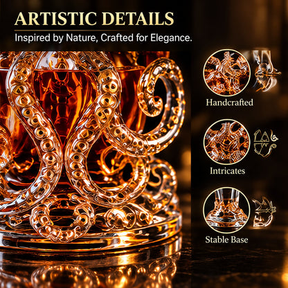 🐙 Octopus Decanter - Premium Crystal Glass Edition