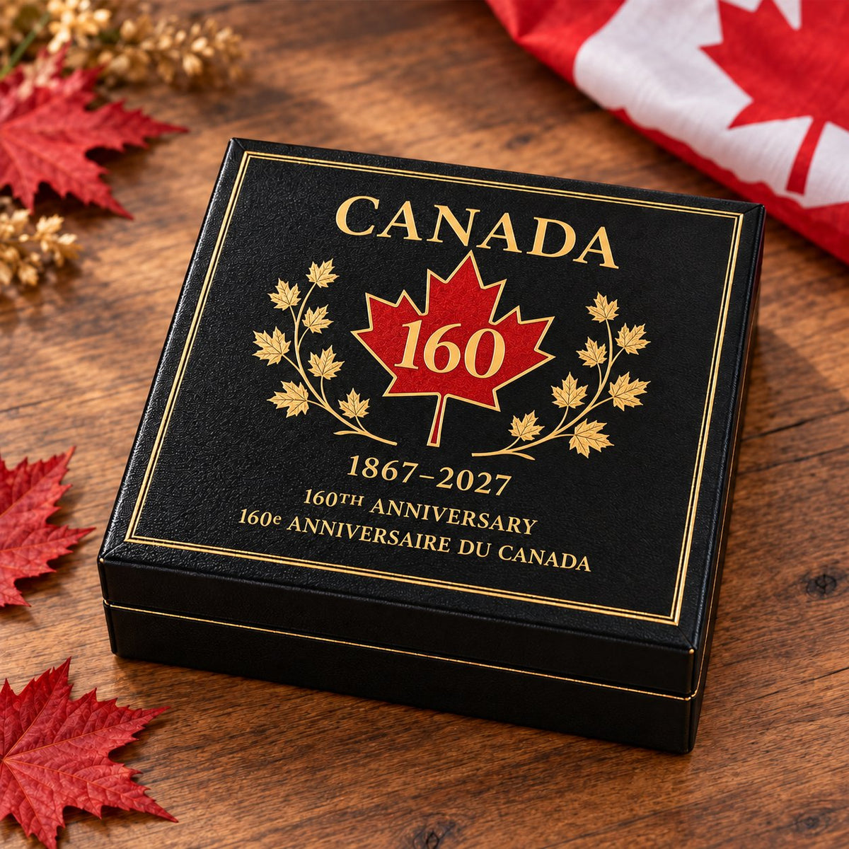 🍁 Canada 160th Anniversary 3D Enamel Tribute Badge – “A Mari Usque Ad Mare” 🇨🇦