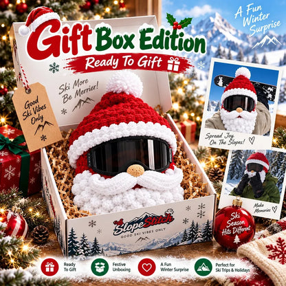 🎅 3D Christmas Knit Ski Mask – Warm Full-Face Cover in 3 Festive Styles