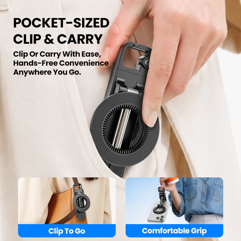 360° Magnetic Phone Holder – Foldable, Adjustable & Hands-Free