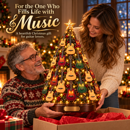 🔥 Last Day 50% OFF 🎸 Musical Guitar Christmas Tree Light