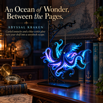 Mythic Lanterns — Glowing Creature Bookshelf Lamp