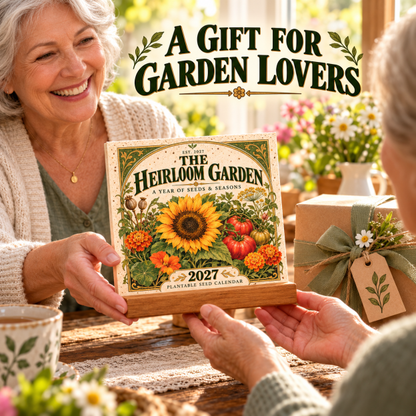 🌻 2027 The Heirloom Garden Plantable Seed Calendar
