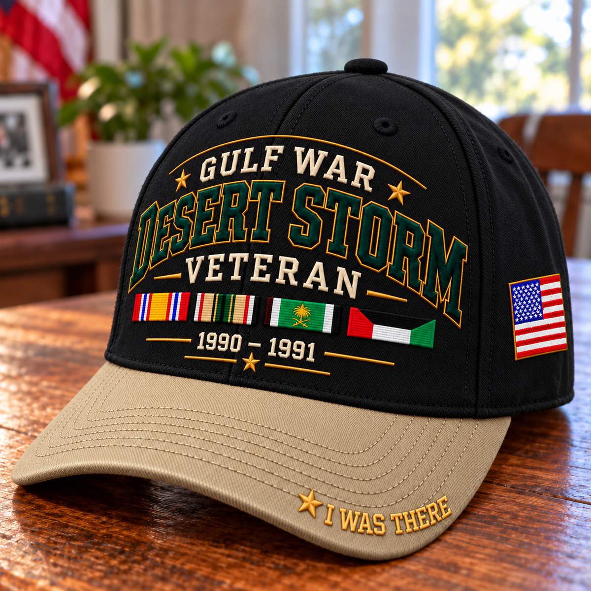 🎖️ Gulf War Desert Storm 1990–1991 Veteran I Was There Baseball Cap