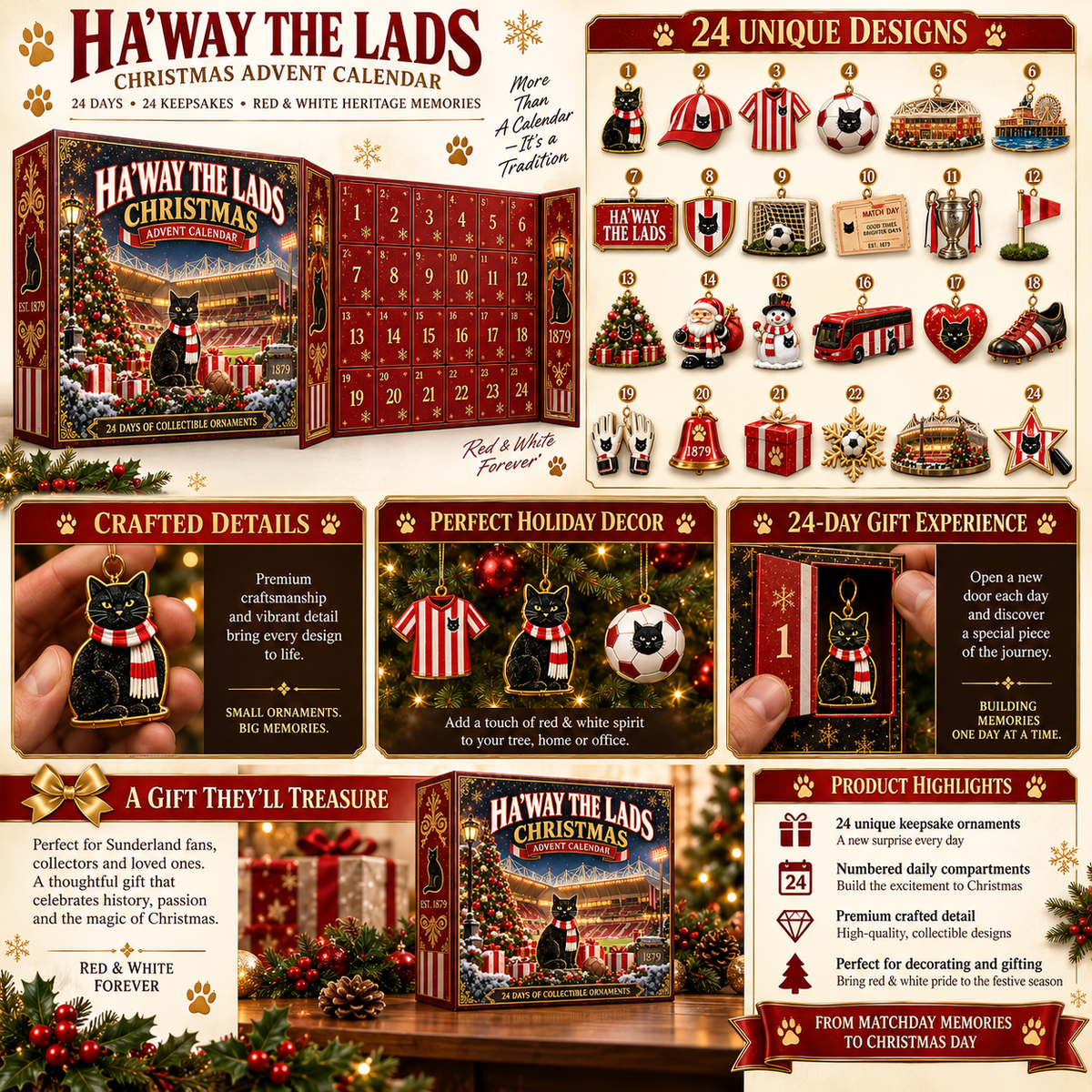 ⚽🎄 Ha’way the Lads! 24-Day Football Advent Calendar – 8