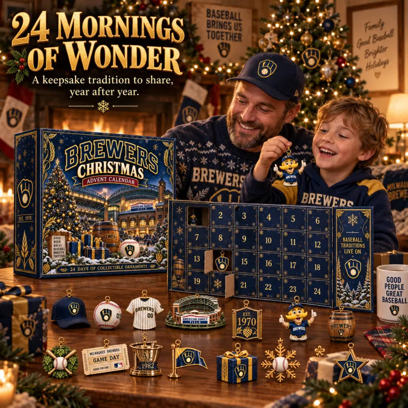 🎄 Brew Crew! Baseball Christmas Advent Calendar
