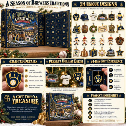 🎄 Brew Crew! Baseball Christmas Advent Calendar